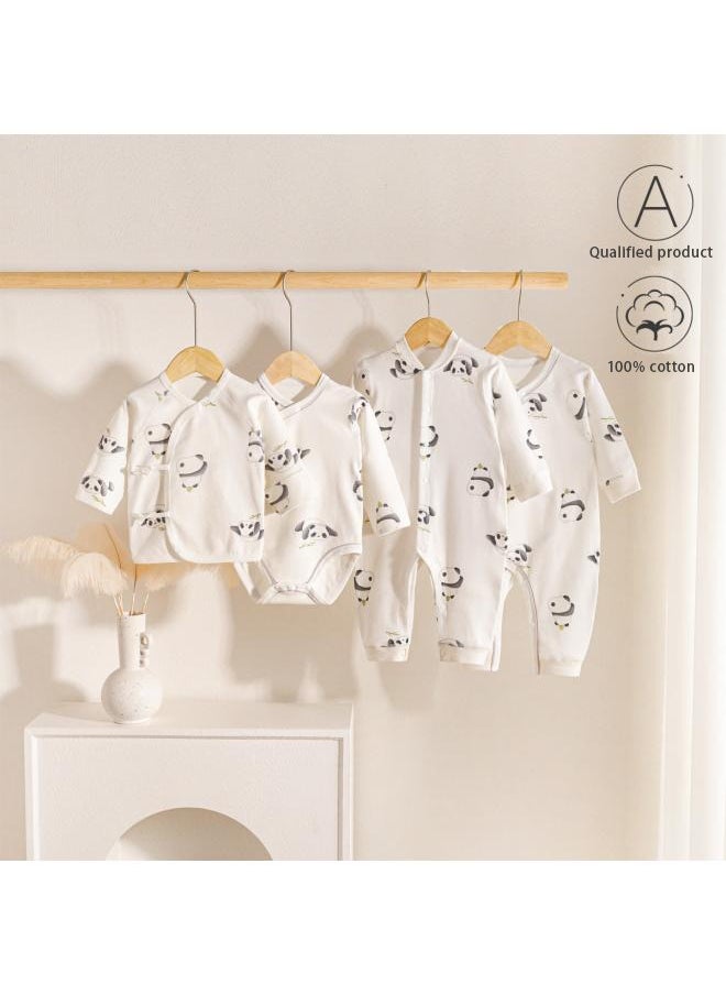 VUELO - Baby Four Seasons Jumpsuit Anyang Baby Children'S Clothing Baby Romper Long Sleeve Underwear Boneless - Image 1