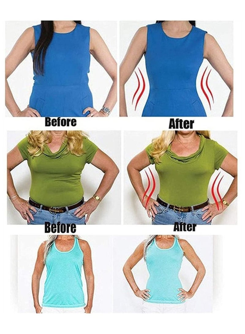 كابتن تيك حزام مدرب الخصر للنساء ، حزام الحزام الرياضي ، ساونا ساونا الخصر ، حزام حزام العرق الرياضة ، حزام التمرين مع الأشرطة القابلة للتعديل ، حزام تنسيق الجسم (ل) - Image 3