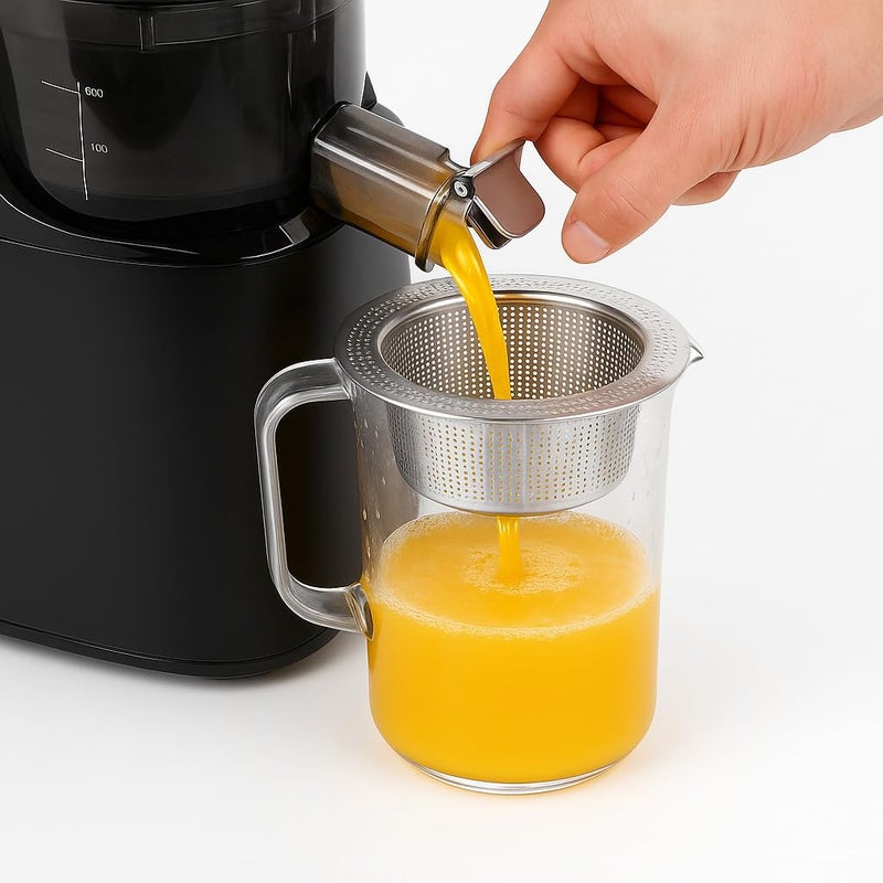 Leoriaie Pulp Strainer for Nama J2 Cold Press Juicer â€” Suitable for Nama J2 Juicer Secondary Fine Filter Accessories â€” 304 Stainless â€” Hand-Wash Easy Clean - Image 2