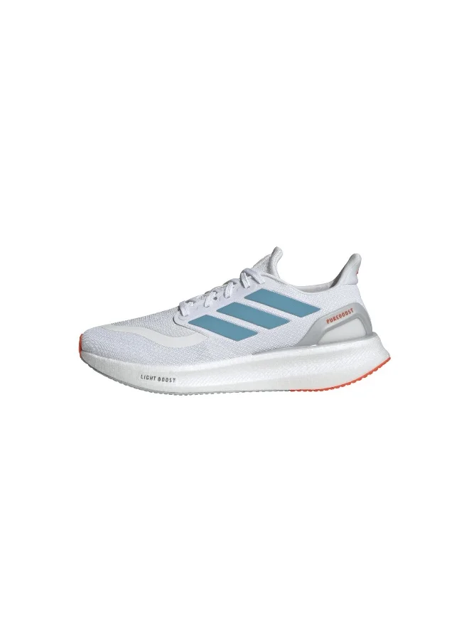 Adidas Adidas Pureboost 5 White Running Shoes For Men 6.5