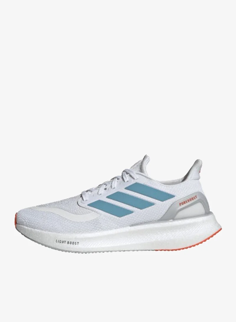 Adidas Pureboost 5 White Running Shoes