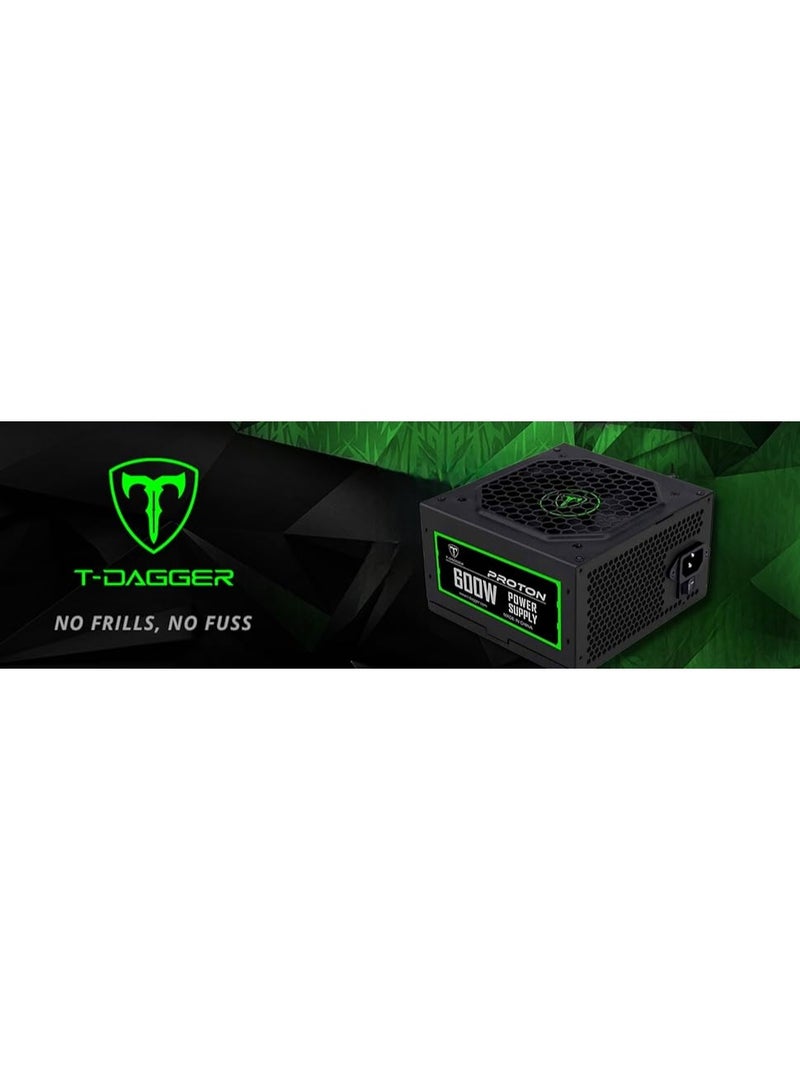 تي-داجر مزود طاقة T-Degger T-TPS201-1 بقدرة 600 وات – أداء مستقر وكفاءة عالية لأجهزة الكمبيوتر - Image 4