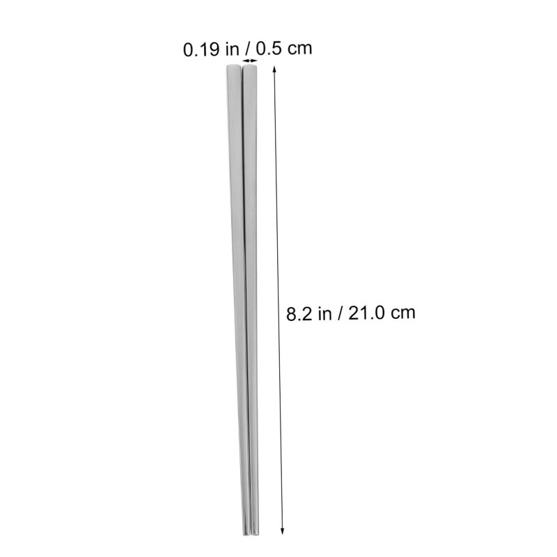 Portable Stainless Steel Cutlery Set with Lockable Box Chopsticks Spoon Outdoor Picnic - Image 3