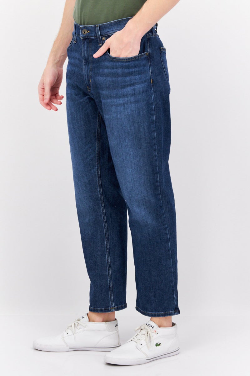 Eddie Bauer Men Regular Fit Washed Stretchable Jeans, Blue  - Image 4