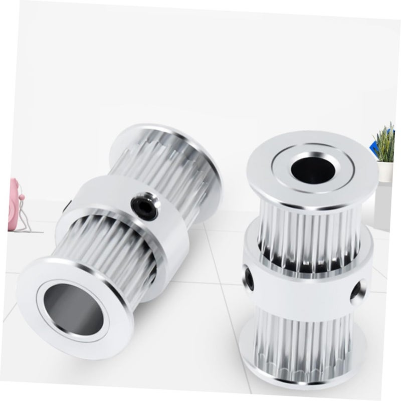 5Pcs 20 Teeth Aluminum Alloy 2GT Timing Belt Idler Pulley 5mm Bore Drive Gear for 3D Printers - Image 4