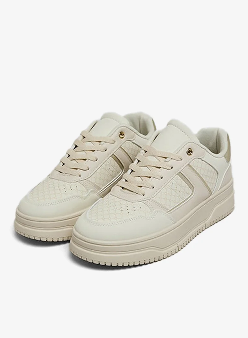 R&b  Patterned Platform Sneakers4 for Women | Best Price UAE