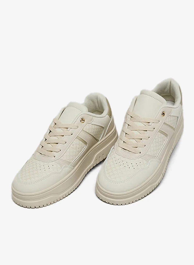 R&b  Patterned Platform Sneakers4 for Women | Best Price UAE