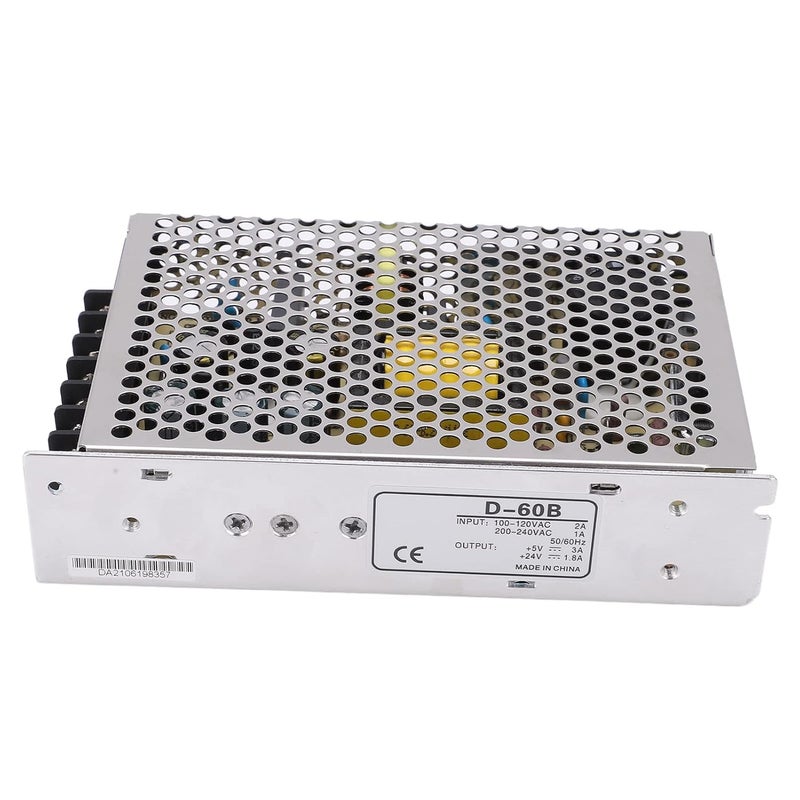 مزود طاقة تحويل مزدوج الخرج، 5V 24V مزود طاقة تيار مستمر من سبائك الألومنيوم - Image 3