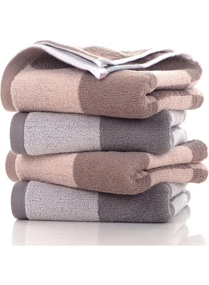 4 قطعة مناشف اليد,مناشف القطن,مناشف الحمام الزخرفية,مناشف اليد لمجموعة ديكور الحمام الضيف,مناشف وجه الصالة الرياضية,مجموعة مناشف اليد المطبخ,مناشف ناعمة,, - Image 1