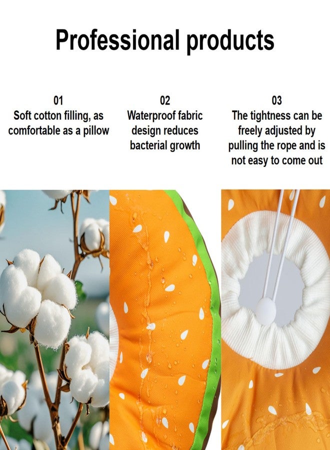 EWES Cat Cone Collar Soft M Size Alternative Neck Cones to Stop Licking Kitten Comfy Elizabethan Collars After Surgery Neuter Dog Donut Collar for Pet e Collar Recovery Shame - Image 5