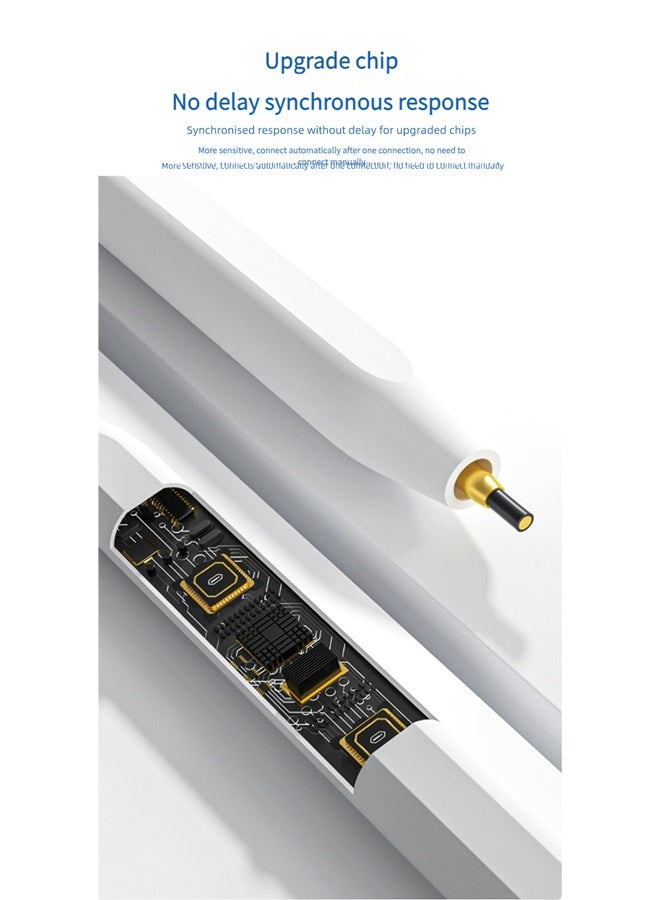 iPad Stylus Pen for Apple Pencil – Magnetic Rechargeable Touchscreen Stylus with Palm Rejection, Battery Display  Replaceable 1.5mm POM Tip – Compatible with iPad (2018  Later) - Image 2