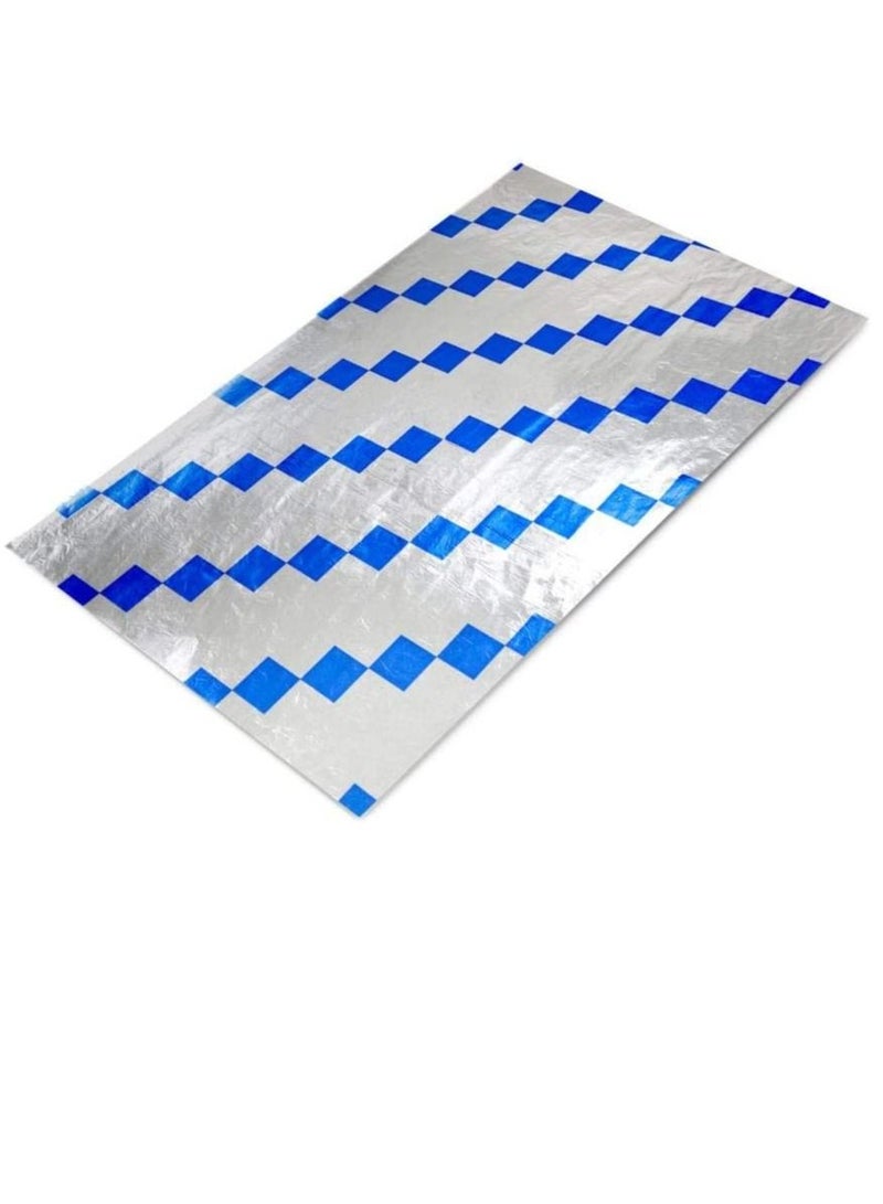 Multi-Purpose Foil Wrap Blue Hex 500 Sheets 