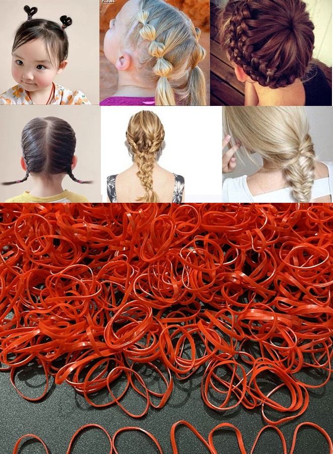 250 Pieces-rubber haircuts to decorate and arrange hair suitable for children and women from gentle hair accessories - Image 1