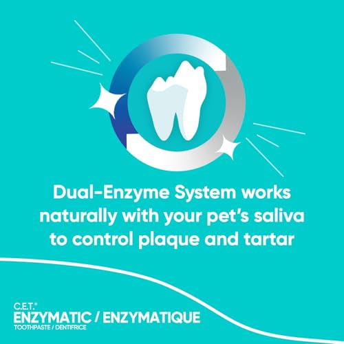Virbac C.E.T. Enzymatic Toothpaste Eliminates Bad Breath by Removing Plaque and Tartar Buildup Best Pet Dental Care Toothpaste Beef Flavor 2.5 Oz Tube (Color Varies) - Image 4