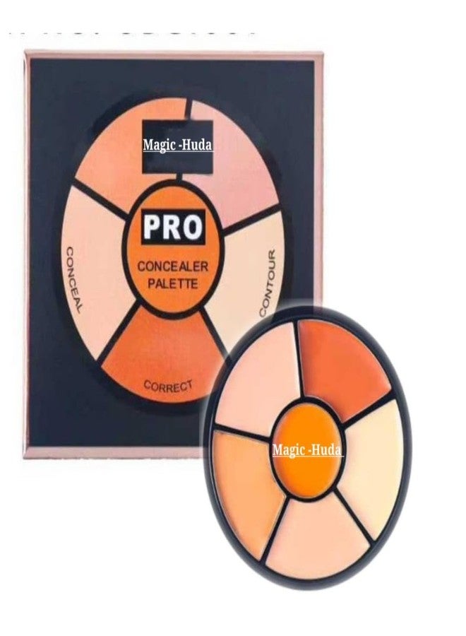 MagicHuda Magic Huda Makeup Combo Kit Rose Gold Remastered + Nude Edition Eyeshadow Palette, 5in1 nude Concealer Palette,with 5in1 Professional Brush & Blusher Palette - Image 5