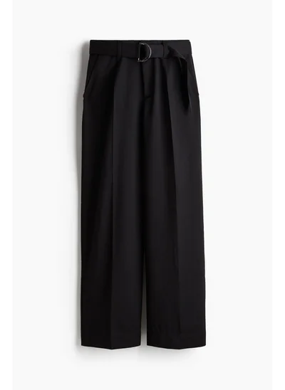 اتش اند ام Belted tailored trousers
