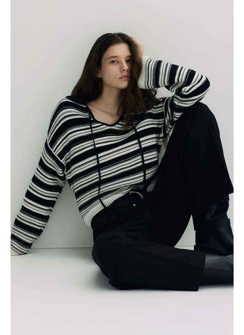 اتش اند ام Belted tailored trousers
