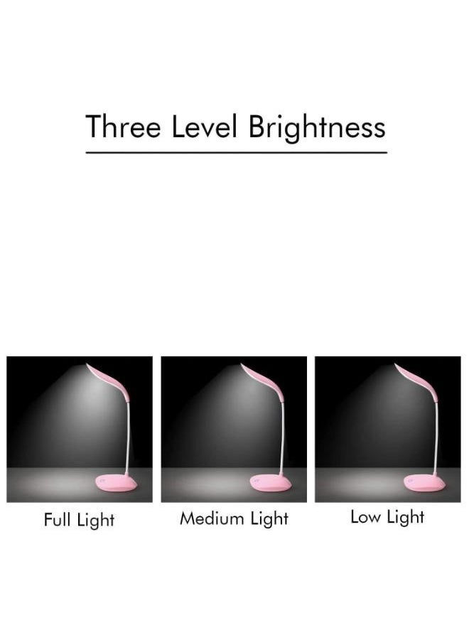 Generic USB Rechargeable Dimmable LED Desk Light Touch Sensor Table Bedside Reading Lamp  - Image 3