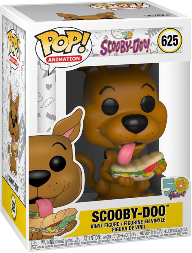 Funko Pop! Cartoon Animation: Scooby-Doo with Sandwich 50th Anniversary #625
