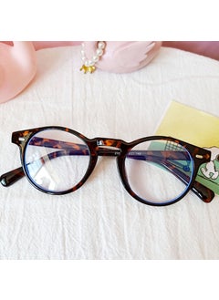 Korean Fashion Glasses Frame Anti-Blue Light New TrendyLeopard color Leopard color
