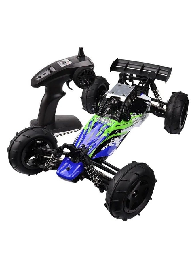 4WD 40 KM/H High-Speed Racing Buggy Vehicle 1:12 Ratio Independent Shock Absorber Brake Alloy Frame PVC Shell Headlight Off-Road RC Car Kids Boys Girls Xmas Birthday Gift  - Image 1