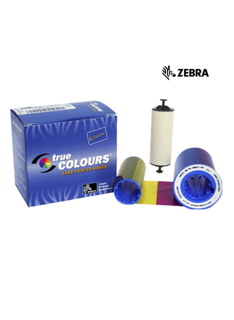ZEBRA Zebra 800014-945 YMCK Color Ribbon for P630i and P640i - 600 Prints 