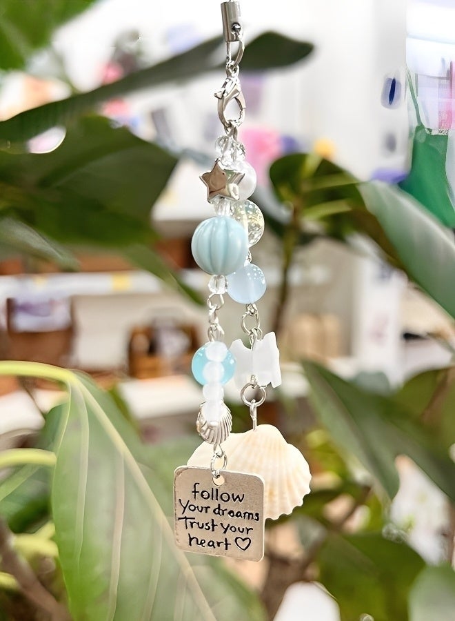 2 PCS Cute Phone Charms Cell Phone Charms Strap Cats and Shells Phone Charm Accessories for Phone Bag Keychain Air pods Camera Pendants Decor - Image 4