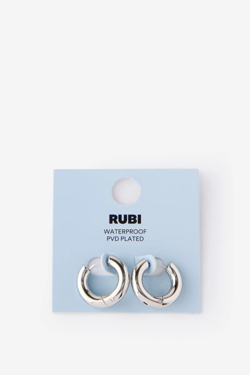 Rubi  Waterproof Mid Hoop Earring for Women | Best Price UAE