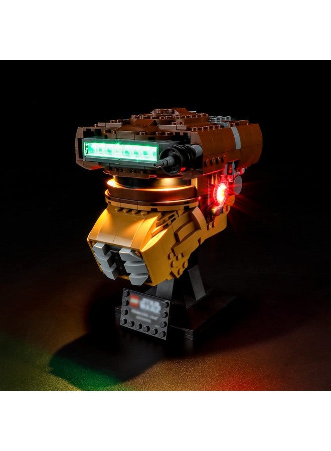 BRIKSMAX طقم إضاءة LED لخوذة الأميرة ليا (بوش) Lego75351 متوافق مع مجموعة بناء Lego Star Wars، لا يتضمن مجموعة Lego - Image 3