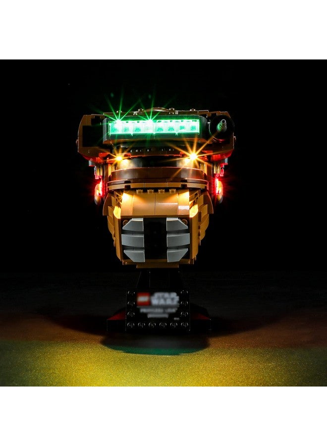 BRIKSMAX طقم إضاءة LED لخوذة الأميرة ليا (بوش) Lego75351 متوافق مع مجموعة بناء Lego Star Wars، لا يتضمن مجموعة Lego - Image 4