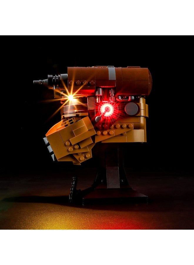 BRIKSMAX طقم إضاءة LED لخوذة الأميرة ليا (بوش) Lego75351 متوافق مع مجموعة بناء Lego Star Wars، لا يتضمن مجموعة Lego - Image 5