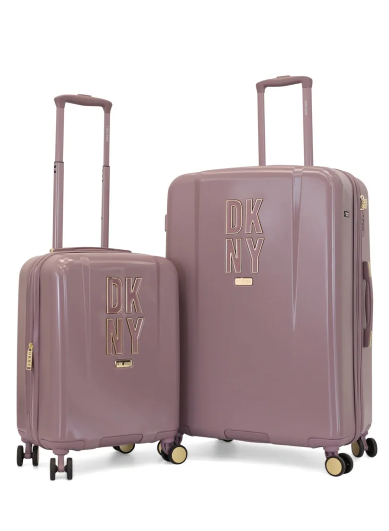 دكني طقم حقائب سفر  قطعتين صلبة بعجلات دوارة