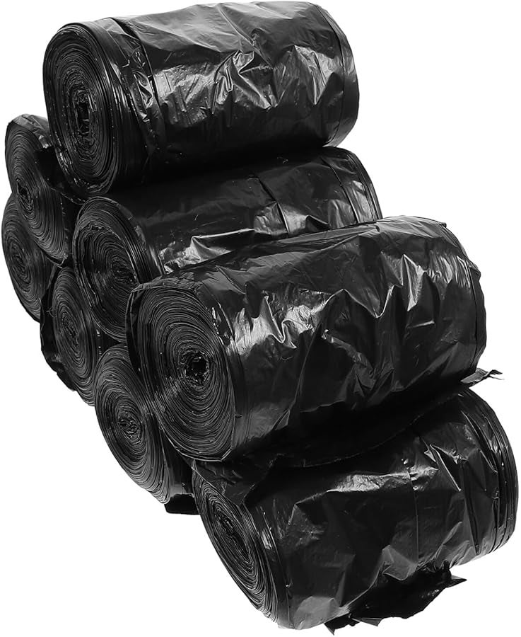 فاليكلود 200 قطعة أكياس قمامة سميكة مقاومة للتسرب مادة البولي إيثيلين سعة كبيرة - Image 2