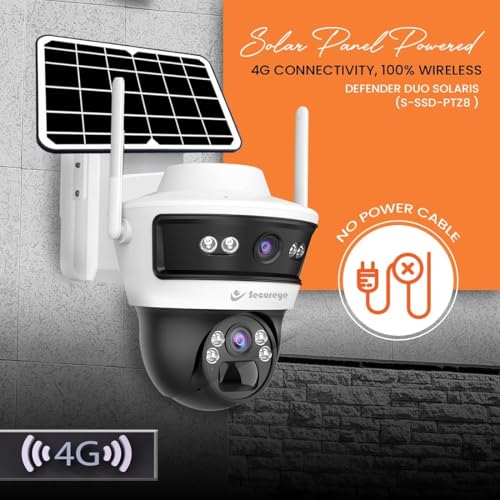 Secureye 4G/5G Dual Lens Solar CCTV Camera -Solaris - Image 3