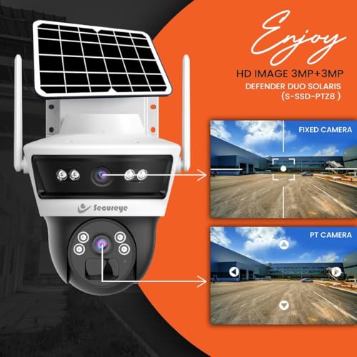 Secureye 4G/5G Dual Lens Solar CCTV Camera -Solaris - Image 4