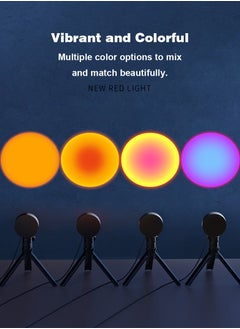 Generic 16 Colors Portable Modern Style Antique Designed Sunset Projection Light Lamp with Tripod and Remote-Controller Multicolour 27 x 12 x 12cm ﻿  - Image 5
