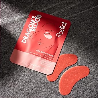 Rodial Dragons Blood Jelly Eye Patches 1 Sachet Elasticity and Firmness Hyaluronic acid and Dragons Blood for Plumping and Deep Hydration Makeup Prep - Image 3
