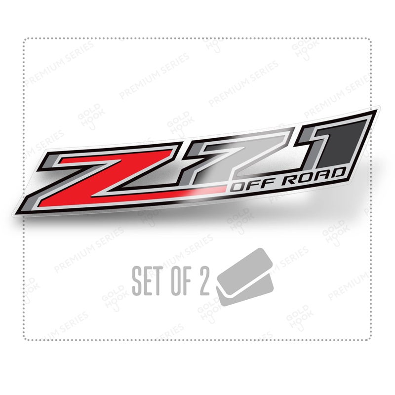 Decal for Trucks Chevy Silverado Z71 Off Road Stickers F 20142017 Bed Side 1500 2500 HD Set of 2