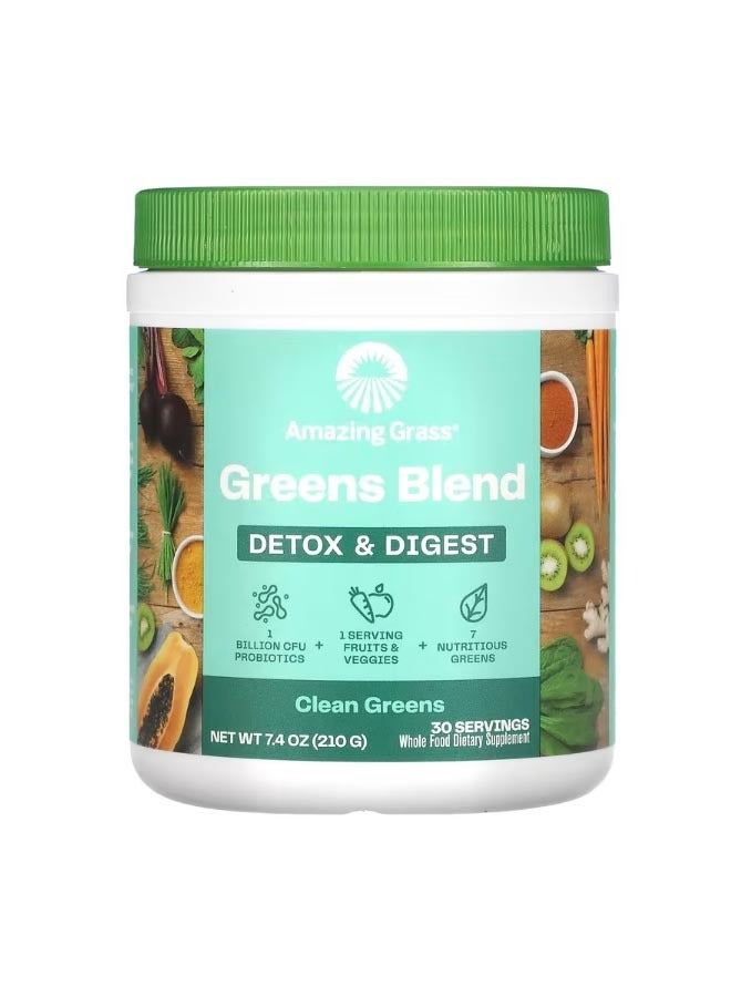 Amazing Grass Greens Blend Detox And Digest 7.4 oz 210 g - Image 1