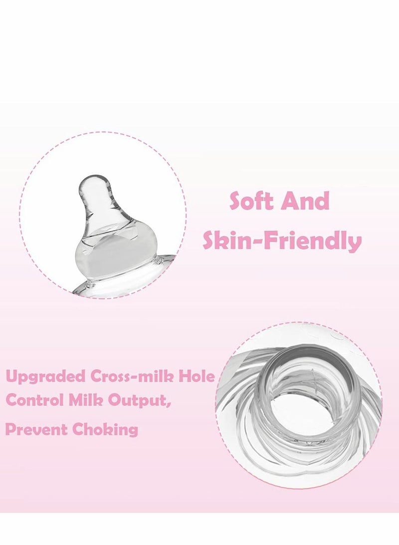 KASTWAVE Contact Nipple Shield for Breastfeeding, Upgraded Assist Perfect Nursing Mothers with Inverted Sore Carrying Case, BPA BPS Free - Image 4