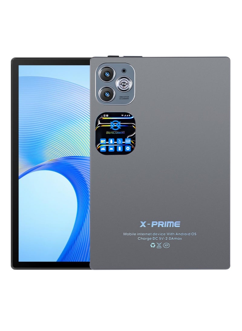 X - Prime - 10.1-Inch HD+ Display 3000x1440P Android 12 Smart Tablet PC with Keyboard and Mouse Octa-Core Processor 12GB RAM+512GB ROM Dual SIM 5G Student Learning Tab Grey - Image 1