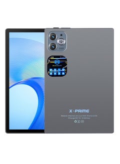 X - Prime 10.1-Inch HD+ Display 3000x1440P Android 12 Smart Tablet PC with Keyboard and Mouse Octa-Core Processor 12GB RAM+512GB ROM Dual SIM 5G Student Learning Tab Grey  - Image 1