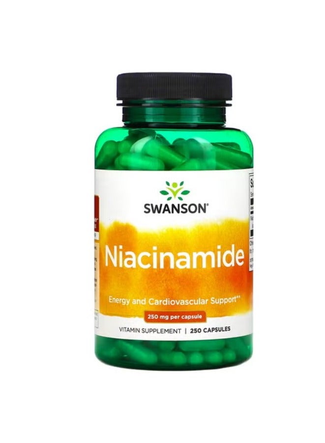 Niacinamide 250 mg 250 Capsules