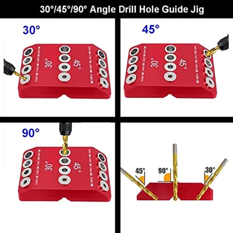 PETO Drilling Guide for Cable Railing Bolts with 30°, 45°, and 90° Angles - Image 2