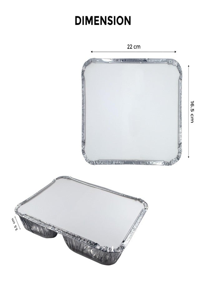 EATONS Aluminium Food Container with 3 Compartments [Pack of 100] | Durable,Leak-Resistant, Food Grade, Oven-Safe Foil Tray for Meal Prep, Food Storage & Takeaway - Image 2