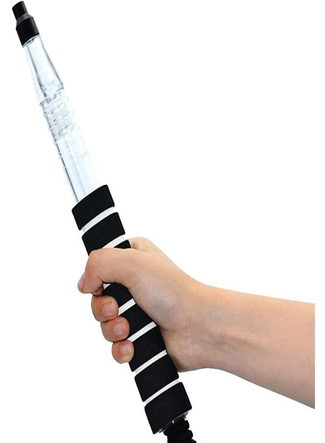 Afoosoo Hookah Hose Shisha Washable Plush Pipe 6ft with Mini Ice Bag Detachable Mouth Tip Smoke Hose Hookah Shisha Pipe for Hookah Accessories (Black) - Image 2
