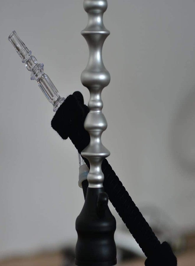 Afoosoo Hookah Hose Shisha Washable Plush Pipe 6ft with Mini Ice Bag Detachable Mouth Tip Smoke Hose Hookah Shisha Pipe for Hookah Accessories (Black) - Image 5