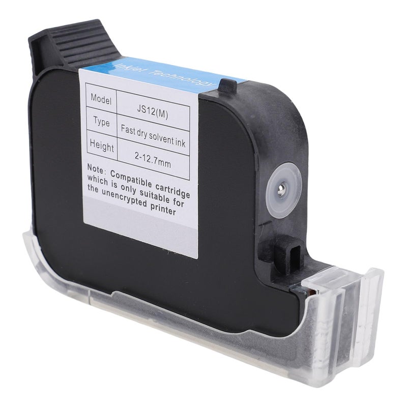 Black Ink Cartridge Replacement 42ml Quick Drying for Handheld Printers 12.7mm Nozzle - Image 2