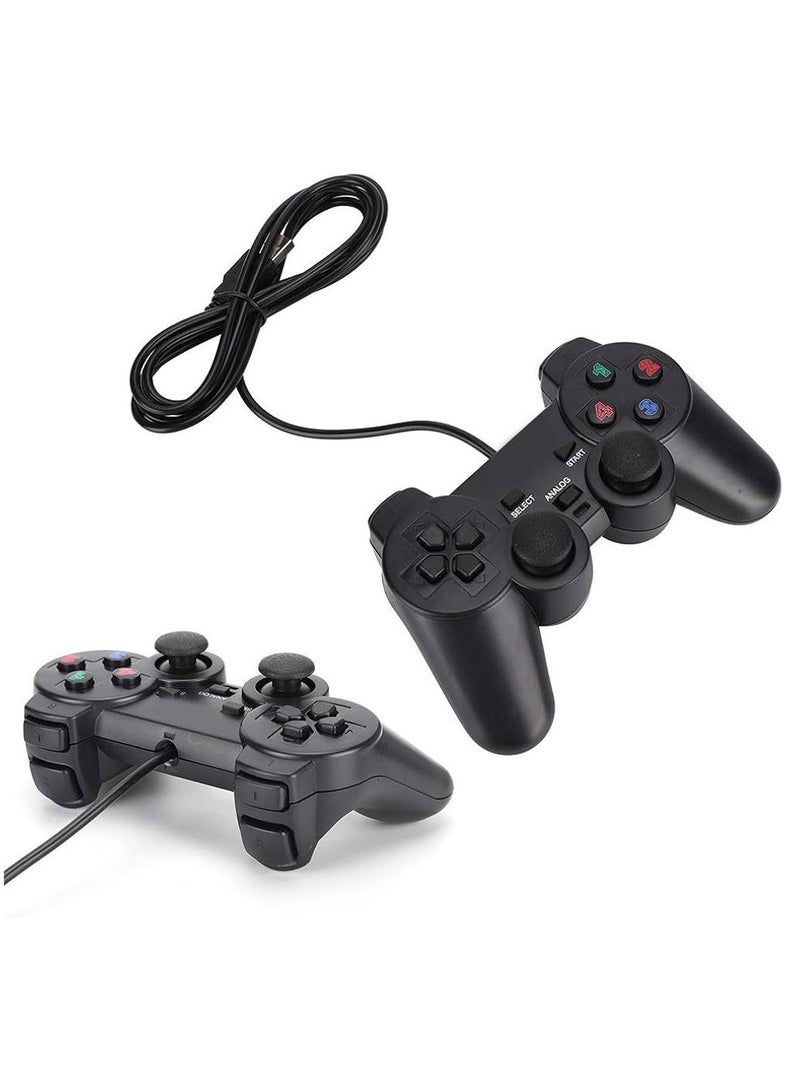 Wired Game Controller Double Shock Gamepad USB - Image 1