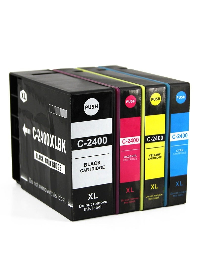 NexNova ink Cartridge Set PGI-2400XL for CANON High Yield Set Pack of 4 (Black Cyan Magenta Yellow) - Image 1